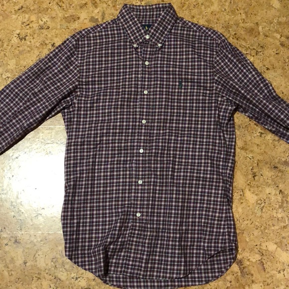 Men’s Polo Ralph Lauren Button down Tartan - Picture 1 of 3